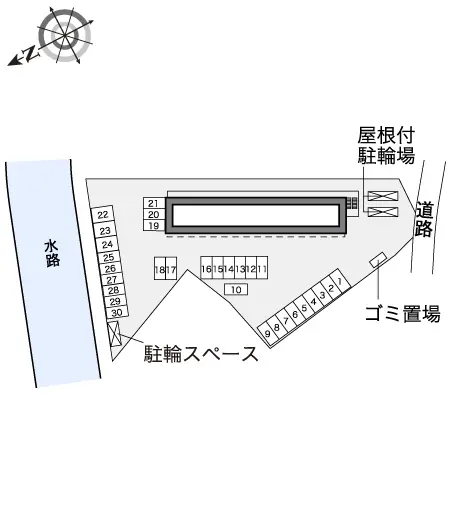 ★手数料０円★京都市西京区大枝塚原町　月極駐車場（LP）